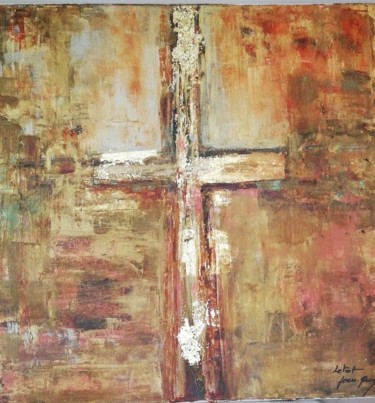 Painting titled "Tentation" by Jean-Guy Letot, Original Artwork, Acrylic