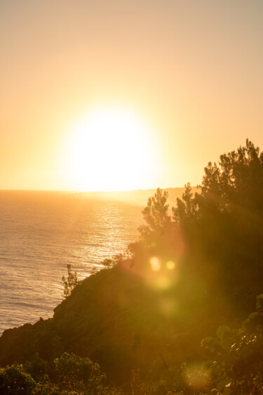 摄影 标题为“Brillant Sunset” 由Jean-Guy Nakars, 原创艺术品, 数码摄影 安装在铝上