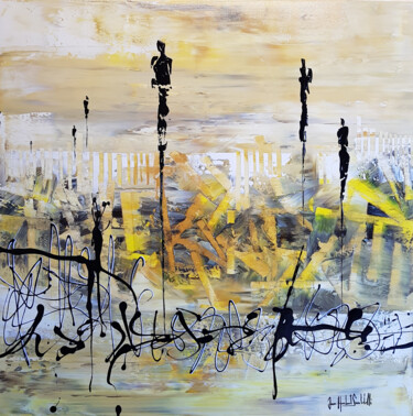 Painting titled "541-les-dames-de-pa…" by Jean-Humbert Savoldelli, Original Artwork, Acrylic