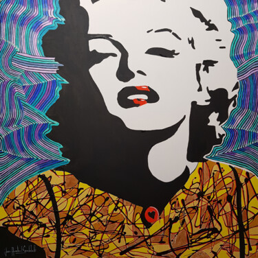 Painting titled "MARYLIN" by Jean-Humbert Savoldelli, Original Artwork, Acrylic