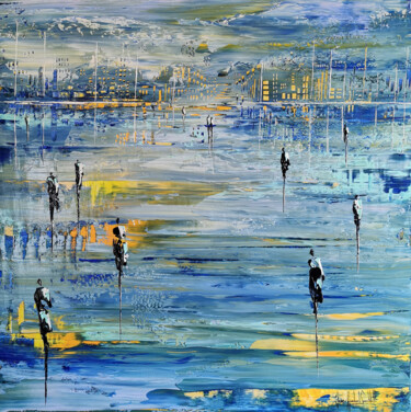 Peinture intitulée "BLUE DREAMS" par Jean-Humbert Savoldelli, Œuvre d'art originale, Acrylique