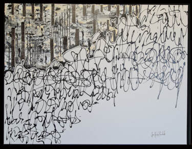 Malerei mit dem Titel "JE SUIS VENU TE DIR…" von Jean-Humbert Savoldelli, Original-Kunstwerk, Acryl Auf Keilrahmen aus Holz…
