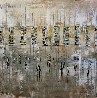 Peinture intitulée "AN OTHER RAINY DAY" par Jean-Humbert Savoldelli, Œuvre d'art originale, Acrylique