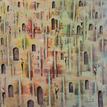 MEDIEVALES Peinture intitulée "MEDIEVALES" par Jean-Humbert Savoldelli, Œuvre d'art originale, Acrylique Monté sur Châssis en bois