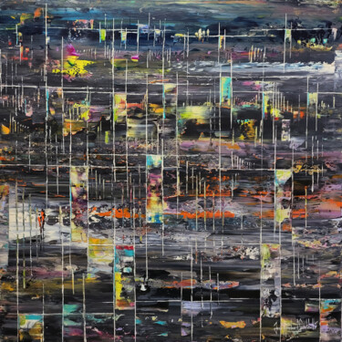 Peinture intitulée "NON, RIEN..." par Jean-Humbert Savoldelli, Œuvre d'art originale, Acrylique Monté sur Châssis en bois