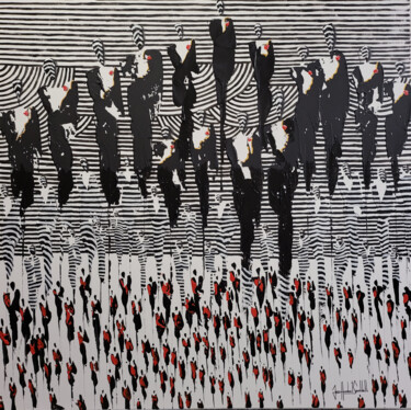 "MES BIEN CHERS AMIS" başlıklı Tablo Jean-Humbert Savoldelli tarafından, Orijinal sanat, Akrilik Ahşap Sedye çerçevesi üzeri…