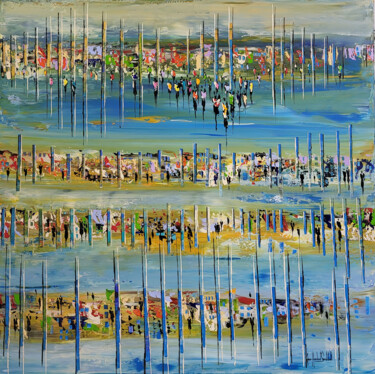 Peinture intitulée "SPRING LIGHTS" par Jean-Humbert Savoldelli, Œuvre d'art originale, Acrylique Monté sur Châssis en bois