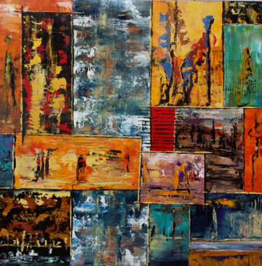 Peinture intitulée "40-johannesburg.jpg" par Jean-Humbert Savoldelli, Œuvre d'art originale, Huile