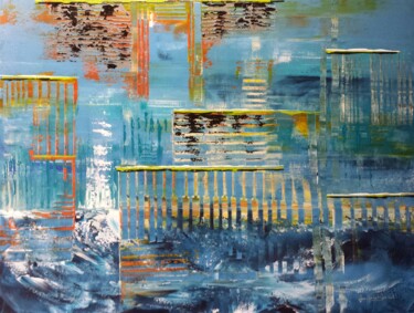 Schilderij getiteld "croisieres" door Jean-Humbert Savoldelli, Origineel Kunstwerk, Acryl