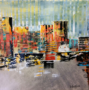 Painting titled "malecon" by Jean-Humbert Savoldelli, Original Artwork, Acrylic