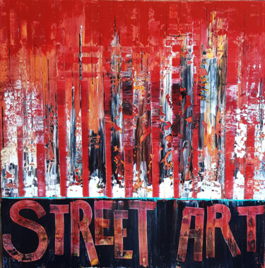 Painting titled "street-art" by Jean-Humbert Savoldelli, Original Artwork, Acrylic