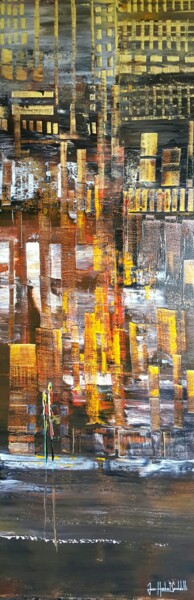 Pintura titulada "STREET LIFE" por Jean-Humbert Savoldelli, Obra de arte original, Acrílico Montado en Bastidor de camilla d…