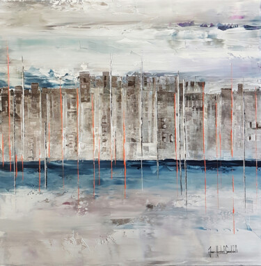 Schilderij getiteld "CITADELLE" door Jean-Humbert Savoldelli, Origineel Kunstwerk, Acryl