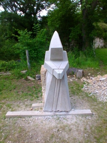 Sculpture intitulée "Moine" par Jean-Jacques Abdallah, Œuvre d'art originale