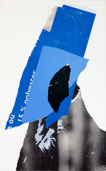 Colagens intitulada "Collage R004" por Jean-Jacques Andre, Obras de arte originais, Colagens