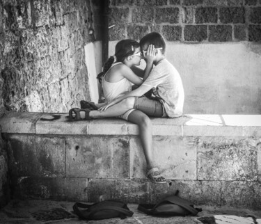 Fotografía titulada "Il bacio" por Jean-Jacques Boisseau, Obra de arte original, Fotografía no manipulada