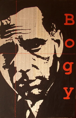 Peinture intitulée "Bogy" par Jean-Jacques Mazzella, Œuvre d'art originale, Huile