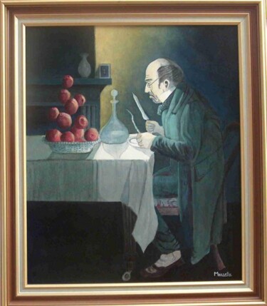 Peinture intitulée "pommes.jpg" par Jean-Jacques Mazzella, Œuvre d'art originale