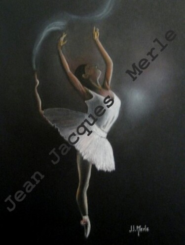Peinture intitulée "Ballerine" par Jean Jacques Merle, Œuvre d'art originale