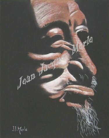 Peinture intitulée "Visage" par Jean Jacques Merle, Œuvre d'art originale