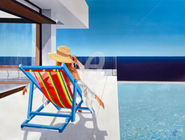 Pintura titulada "Sous le soleil exac…" por Jean-Jacques Venturini, Obra de arte original, Oleo