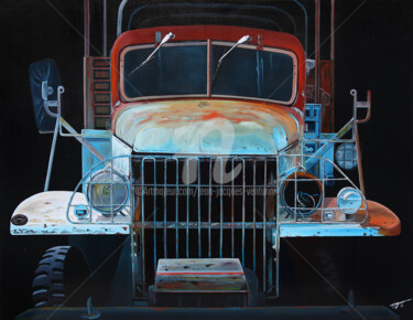 Peinture intitulée "Génération pétrole/…" par Jean-Jacques Venturini, Œuvre d'art originale, Huile