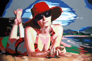 Painting titled "Corsica" by Jean-Jacques Venturini, Original Artwork