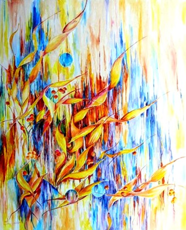 Schilderij getiteld "-Volupté-" door Jean Jourdan, Origineel Kunstwerk, Acryl