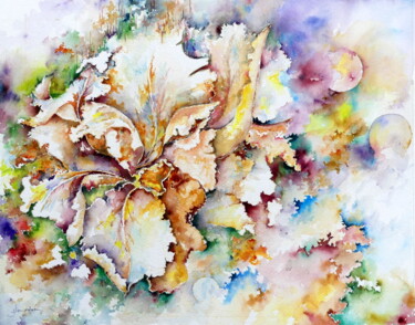 Peinture intitulée "Florissimo" par Jean Jourdan, Œuvre d'art originale, Aquarelle