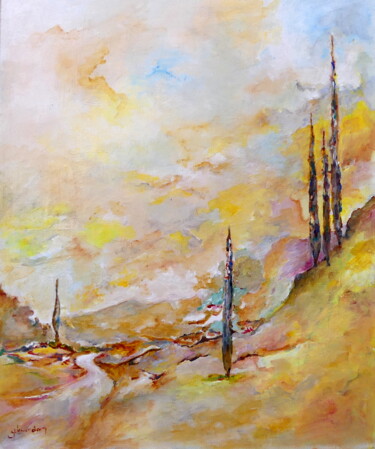Où va-t-on? Peinture intitulée "Où va-t-on?" par Jean Jourdan, Œuvre d'art originale, Acrylique Monté sur Châssis en bois