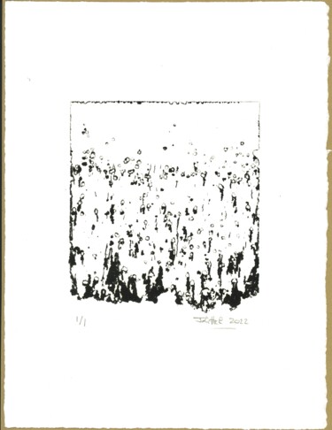 Printmaking titled "Piqûres, crevasses,…" by Jean Kittel, Original Artwork, Etching