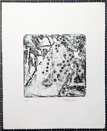 Obrazy i ryciny zatytułowany „Piqûres, crevasses.…” autorstwa Jean Kittel, Oryginalna praca, Akwaforta