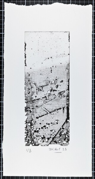 Impressões e gravuras intitulada "Eau forte 12a - rec…" por Jean Kittel, Obras de arte originais, Água forte