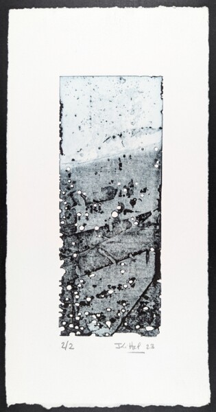 Printmaking titled "Eau forte 12a - rec…" by Jean Kittel, Original Artwork, Etching