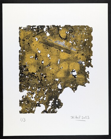 Prenten & gravures getiteld "Eau forte 15 verso…" door Jean Kittel, Origineel Kunstwerk, Ets