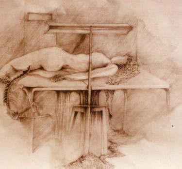 Dessin intitulée "sans titre" par Jean Louis Blanc, Œuvre d'art originale, Crayon