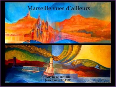 Photographie intitulée "Marseille-vues-d-ai…" par Jean Louis Blanc, Œuvre d'art originale
