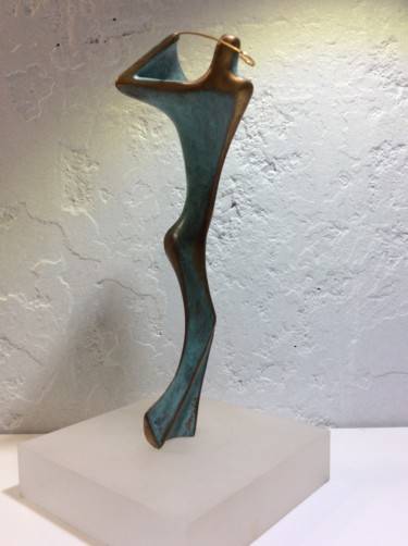 Sculpture titled "Golfeur bronze. N 2" by Jean Louis Boucon, Original Artwork, Metals