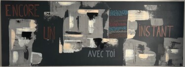 Malarstwo zatytułowany „Encore un instant” autorstwa Jean Louis Bourdon, Oryginalna praca, Akryl Zamontowany na Drewniana ra…