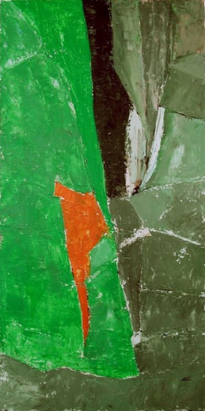 Peinture intitulée "Composition agrésiv…" par Jean-Louis Clot, Œuvre d'art originale