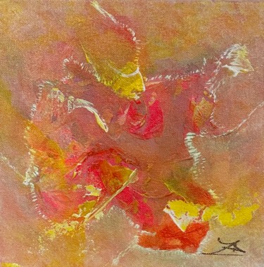 Painting titled "Lueurs" by Jean Louis Lacoste, Original Artwork, Acrylic