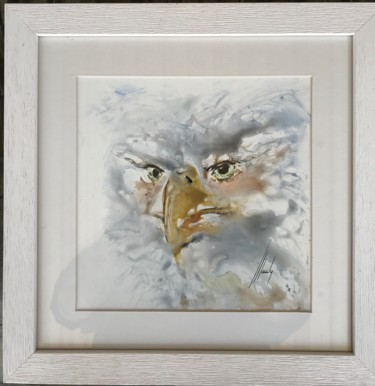 Peinture intitulée "Regard d’Aigle" par Jean Louis Pauly, Œuvre d'art originale
