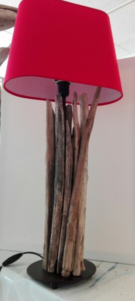 "Lampe ganivelles" başlıklı Heykel Jean Louis Renaudin tarafından, Orijinal sanat, Nesneler