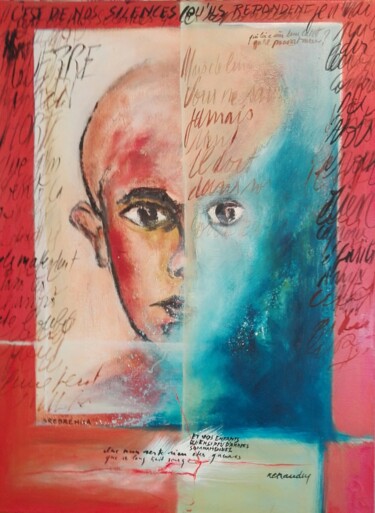 Malarstwo zatytułowany „Et nos enfants...” autorstwa Jean Louis Renaudin, Oryginalna praca, Olej