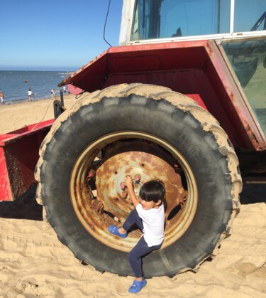 Fotografía titulada "La roue tourne" por Jean Louis Renaudin, Obra de arte original, Fotografía digital