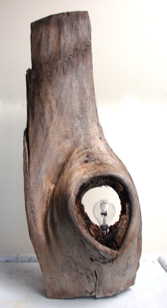 Sculptuur getiteld "lampe-de-chevet.jpg" door Jean Louis Renaudin, Origineel Kunstwerk