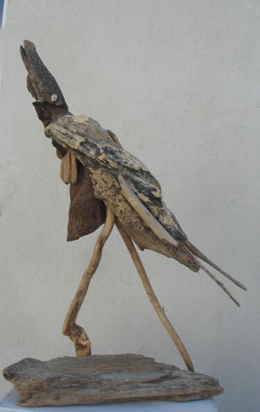 Скульптура под названием "Un pas d'oiseau" - Jean Louis Renaudin, Подлинное произведение искусства, Объекты