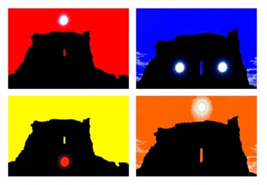 Digital Arts titled "Chateau de Peyreper…" by Jean-Luc Bohin, Original Artwork