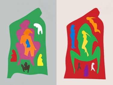 Arts numériques intitulée "Vitrail Fantôme 1" par Jean-Luc Bohin, Œuvre d'art originale