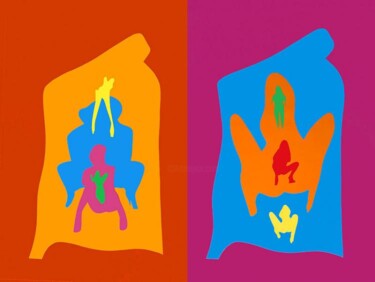 Arts numériques intitulée "Vitrail Fantôme 2" par Jean-Luc Bohin, Œuvre d'art originale